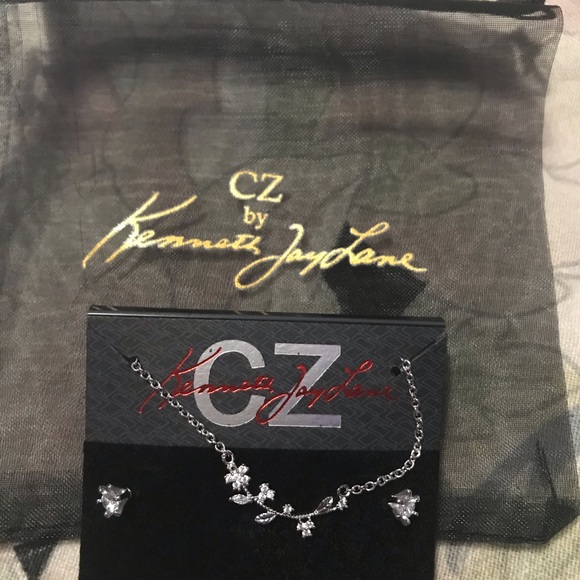 Kenneth Jay Lane Earrings and Necklace set - Picture 2 of 2